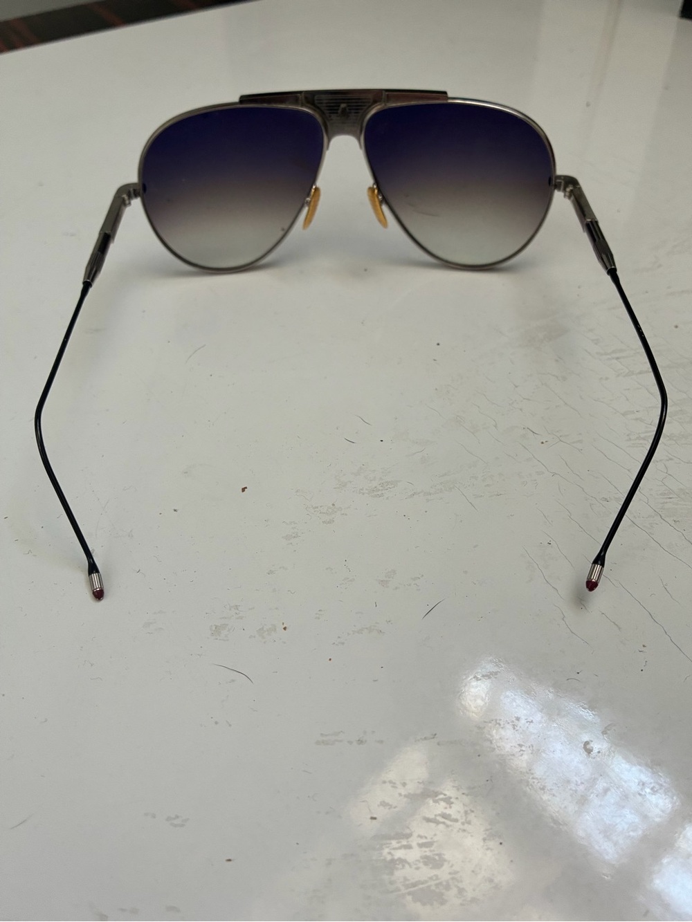 Limited Edition 1/50 titanium Jacques Marie Mage sunglasses from Kyosho colle - Picture 2 of 4